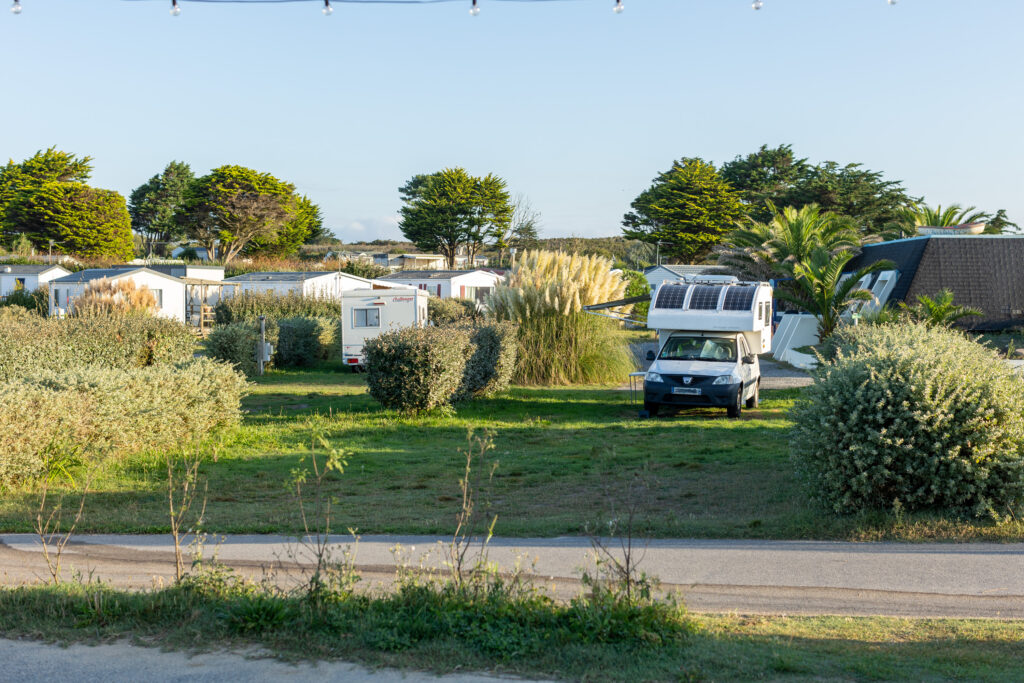 Camping paradis Baie de Ploemeur emplacements