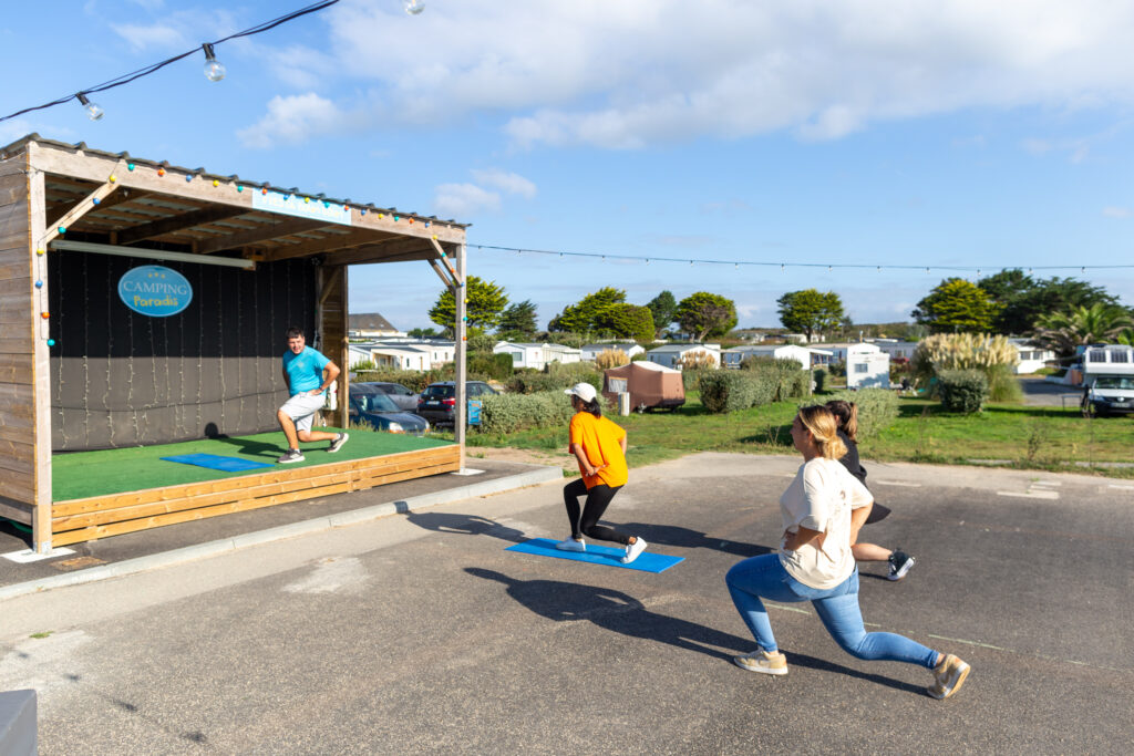 Camping paradis Baie de Ploemeur sport